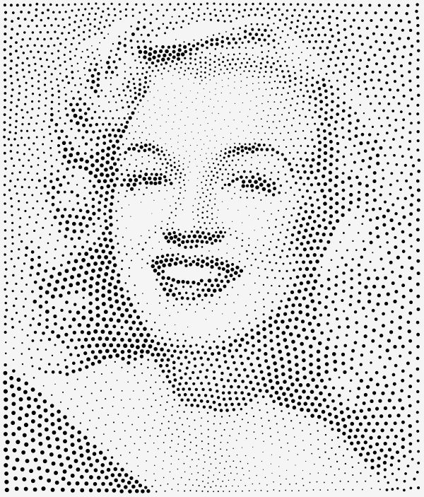 Stippling (Voronoi) Pattern