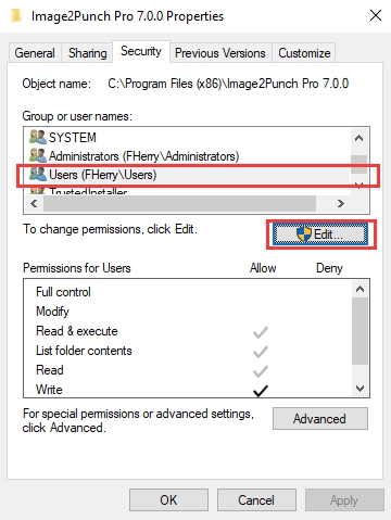 Manual Set Up Administration Right